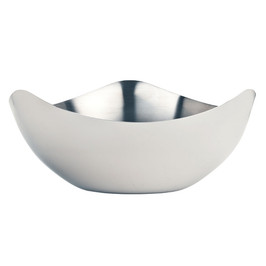 Libbey Brushed Metal 35 Oz Stainless Steel Tri-Tip Bowl 7.5 , 12 Each