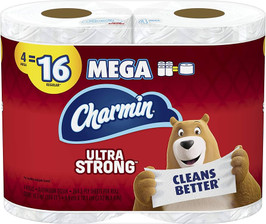 Charmin Ultra Strong Mega Roll, 16 Each