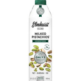 Elmhurst Unsweetened Pistachio Milk, 32 Fluid Ounce, 6 Per Case