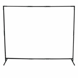 Best Welds Curtain Frame, 6 ft X 6 ft Expandable to 6 ft X 8 ft, Steel, Black