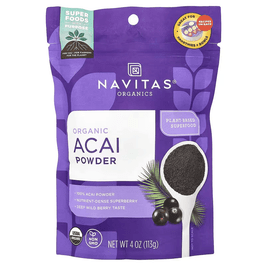 Navitas Organics Acai Powder, 4 Ounce, 12 Per Case
