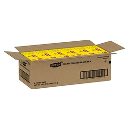 Lipton Black Decaffeinated Hot Tea Bags, 72 Count, 6 Per Case