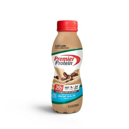 Premier Protein Cafe Latte Protein Shake, 11.5 Fluid Ounce, 12 Per Case