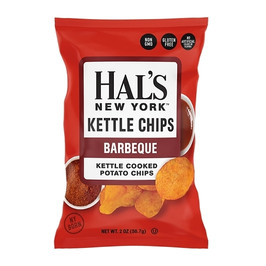 Hal s New York Barbeque Chips, 2 Ounce, 24 Per Case