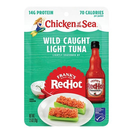 Chicken Of The Sea Light Tuna Packet, 2.5 Ounce, 12 Per Case