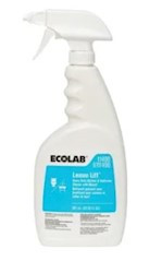 Ecolab Lemon Lift Degreaser Heavy-Duty Kitchen and Bathroom Cleaner with Bleach, 20 OZ, 12/CT