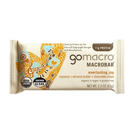 Gomacro Coconut & Almond Butter & Chocolate Chips Bar, 1 Each, 12 Per Pack, 12 Per Case