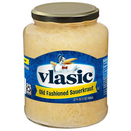 Vlasic Old Fashioned Sauerkraut Jar, 32 Fluid Ounce, 12 Per Case