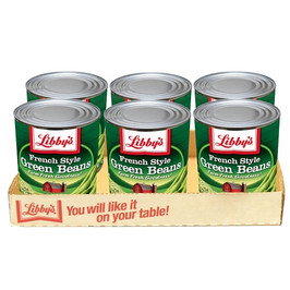 Libby's French Style Green Beans, 101 Ounce, 6 Per Case