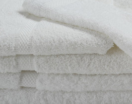 Oxford Hotel Imperiale Pool Towels 35x70 100% Premio Ringspun Cotton Dobby Border & Dobby Edge White 20 Lb/dz