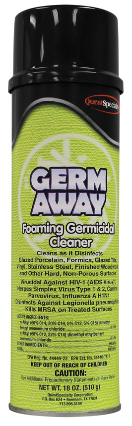 Quest Specialty  Germ Away Foaming Germicidal Cleaner