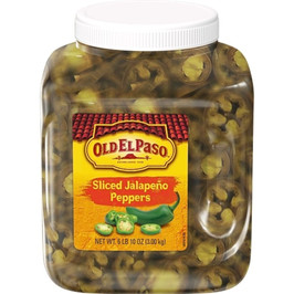 Old El Paso Sliced Jalapeno Peppers, 106 Ounce Jug