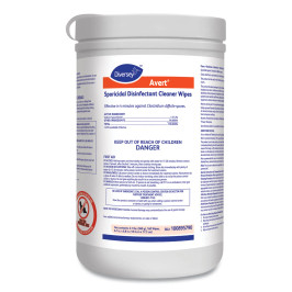 Diversey™ Avert Sporicidal Disinfectant Cleaner Wipes, 6 x 7