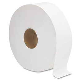 Jrt Jumbo Bath Tissue, Septic Safe, 2-ply, White, 12" Diameter, 1,375 Ft Length, 6 Rolls/carton
