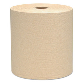 Essential Hard Roll Towels, 1.5" Core, 8 X 800ft, Natural, 12 Rolls/carton