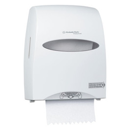 Sanitouch Hard Roll Towel Dispenser, 12.63 X 10.2 X 16.13, White - KCC09995