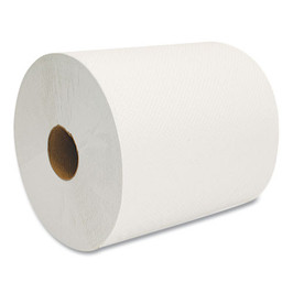 Morsoft Universal Roll Towels, 8" X 800 Ft, White, 6 Rolls/carton - MORW6800