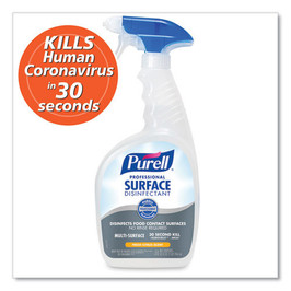 PURELL® Professional Surface Disinfectant, Fresh Citrus, 32 oz Spray Bottle, 6/Carton