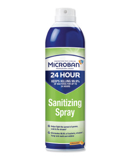 Microban 24-hour Disinfectant Sanitizing Spray, Citrus