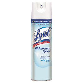 Disinfectant Spray, Crisp Linen, 19 Oz Aerosol Spray, 12/carton - RAC74828CT