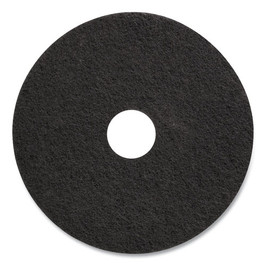Coastwide Professional Stripping Floor Pads, 17" Diameter, Black