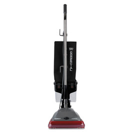Sanitaire Tradition Upright Vacuum SC689A, 12" Cleaning Path, Gray/Red/Black