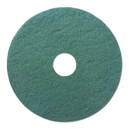 Boardwalk Heavy-Duty Scrubbing Floor Pads, 18" Diameter, Green