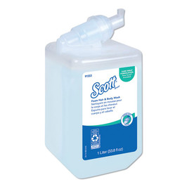 Scott® Pro Foam Hair and Body Wash, Floral, 1,000 mL