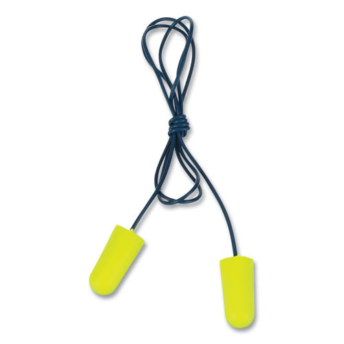 E-a-rsoft Metal Detectable Soft Foam Earplugs, Corded, 32 Nrr, Poly Bag, 200 Pairs/box