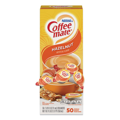 ESNES35180CT_2Coffee Mate Liquid Coffee Creamer, Hazelnut, 0.38 oz Mini Cups