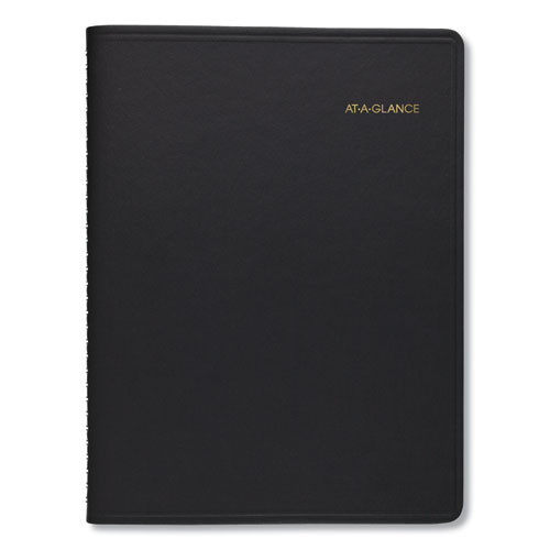 At-A-Glance® Two-Person Group Daily Appointment Book, 11 x 8, Black, 2022, Pack of 1