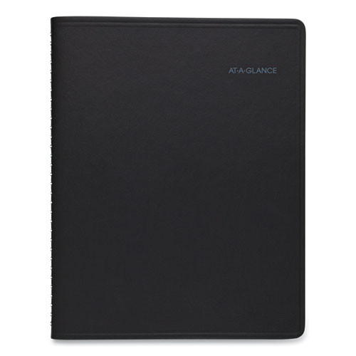 At-A-Glance® QuickNotes Monthly Planner, 11 x 8.25, Black Cover, 12-Month (Jan to Dec): 2022, Pack of 1