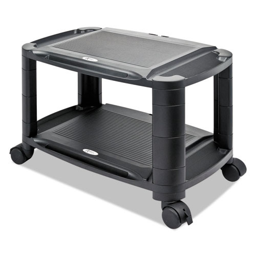 Alera® 3-in-1 Storage Cart And Stand, 21.63w x 13.75d x 24.75h, Black/Gray, 2/Carton