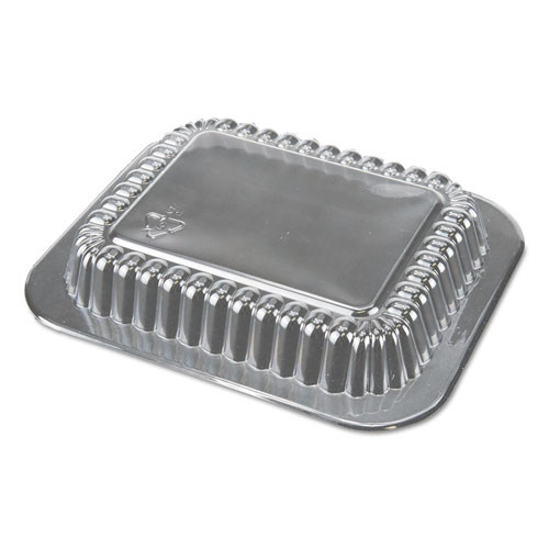 Durable Packaging Dome Lids For 1 lb Oblong Containers, 5.13 x 4.13, Clear, 1,000/Carton