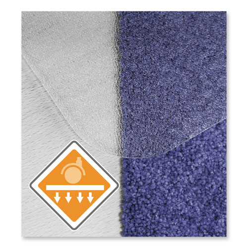 Floortex® Cleartex Unomat Anti-slip Chair Mat For Hard Floors/Flat Pile Carpets, 35 x 47, Clear, 1 Each/Carton