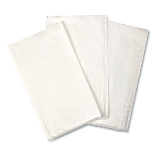 GEN Dinner Napkins, 2-ply, 14.50"W x 16.50"D, White, 3000/Carton