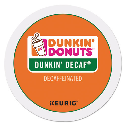 Dunkin Donuts® K-Cup Pods, Dunkin' Decaf, 24/Box