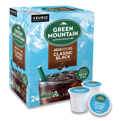 Green Mountain Coffee® Classic Black Brew Over Ice Coffee K-Cups, 24/Box