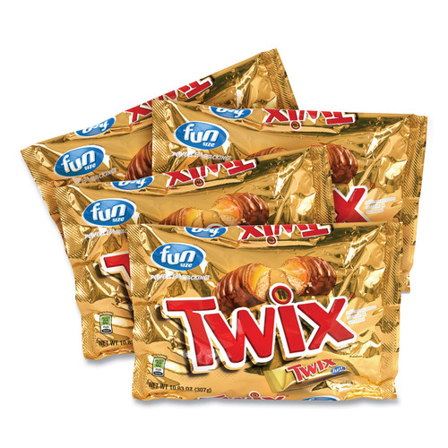 Twix Cookie Bars, Fun Size, 10.83 Pound Bag