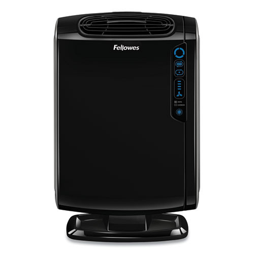 Fellowes HEPA and Carbon Filtration Air Purifiers, Black, 200-400 Sq ft Room Capacity