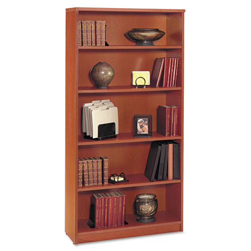 Bush Series C Collection 36W 5 Shelf Bookcase, Natural Cherry