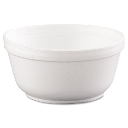 Dart Insulated Foam Bowls 6 oz White 50/Pack 20 Packs/CT