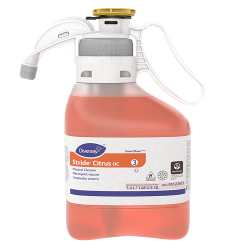 Diversey Stride Neutral Cleaner, Citrus Scent, 1.4L