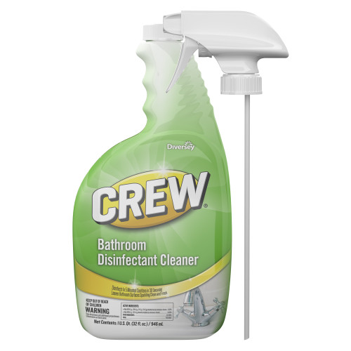 Diversey™ Crew Bathroom Disinfectant Cleaner, Floral Scent