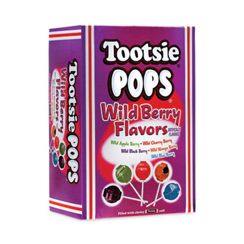 Tootsie Roll® Tootsie Pops, Assorted Wild Berry Flavors