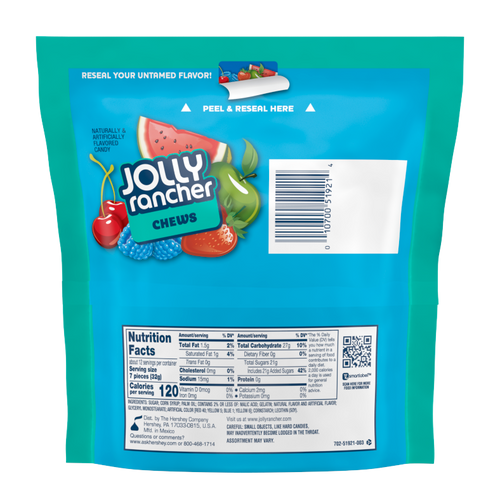 Jolly Rancher Chews Candy, Assorted Flavors