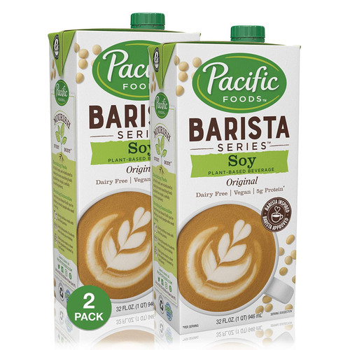 Pacific Foods Original Barista Series Soy Milk, 32 Fluid Ounce