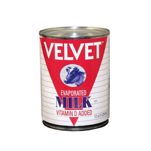 Velvet Evaporated Milk, 12 Fluid Ounces - 24 Per Case