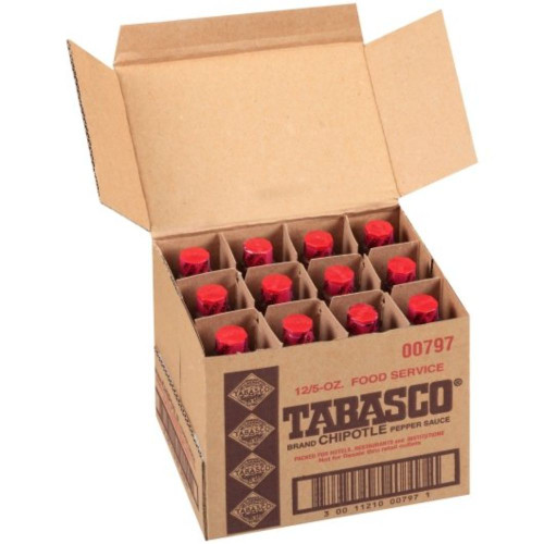 Tabasco Miniature Pepper Hot Sauce, 0.125 Fluid Ounce, 144 Per Case