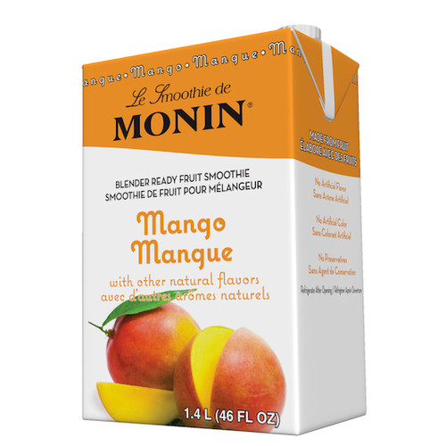 Monin Mango Fruit Smoothie Mix, 46 Fluid Ounces, 6 Per Case